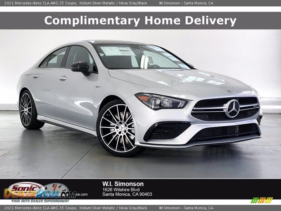 2021 Mercedes-Benz CLA AMG 35 Coupe Iridium Silver Metallic / Neva Gray/Black Photo #1