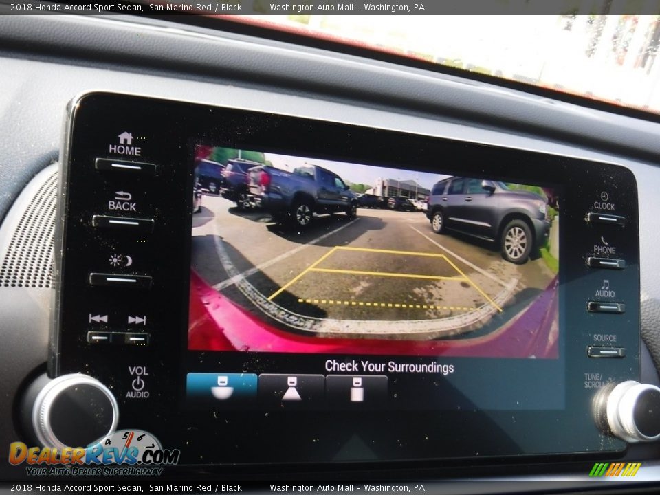 2018 Honda Accord Sport Sedan San Marino Red / Black Photo #4