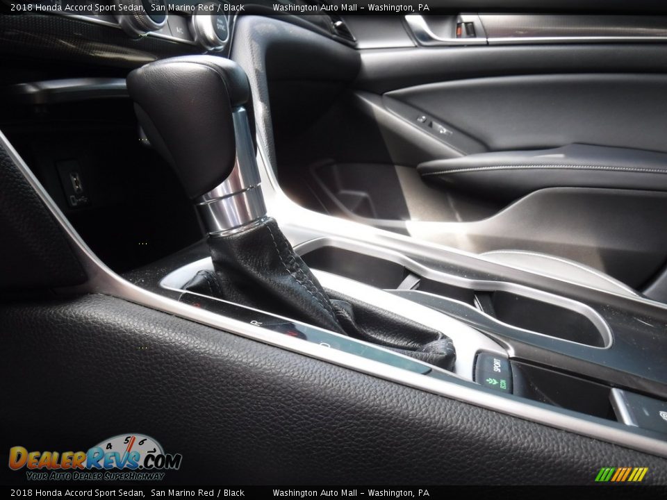 2018 Honda Accord Sport Sedan San Marino Red / Black Photo #19