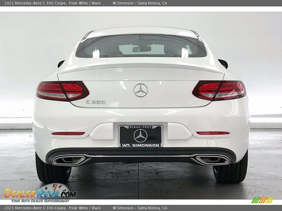 2021 Mercedes-Benz C 300 Coupe Polar White / Black Photo #3