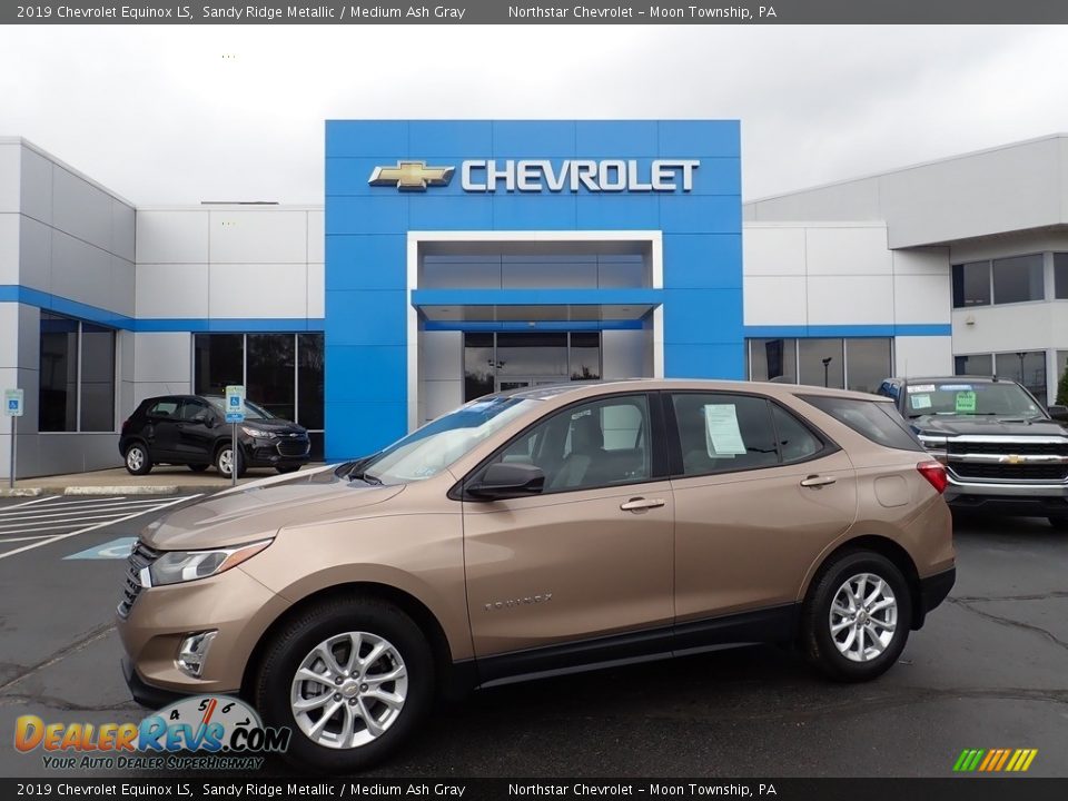 2019 Chevrolet Equinox LS Sandy Ridge Metallic / Medium Ash Gray Photo #1