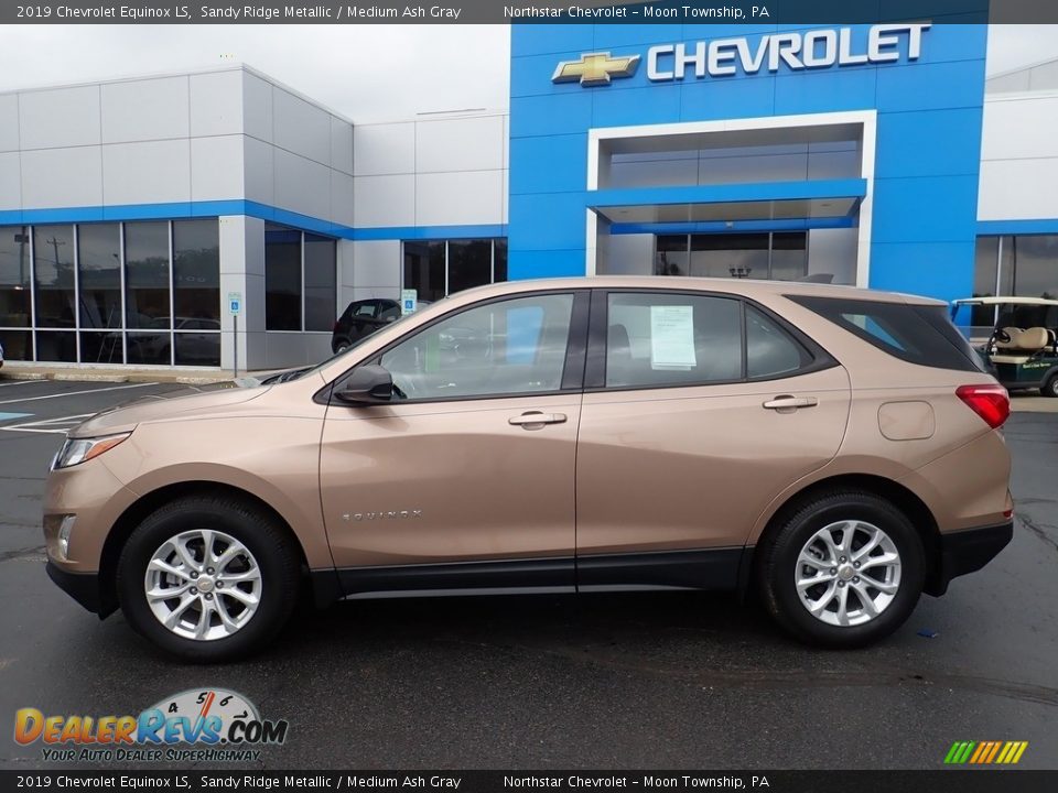 2019 Chevrolet Equinox LS Sandy Ridge Metallic / Medium Ash Gray Photo #3