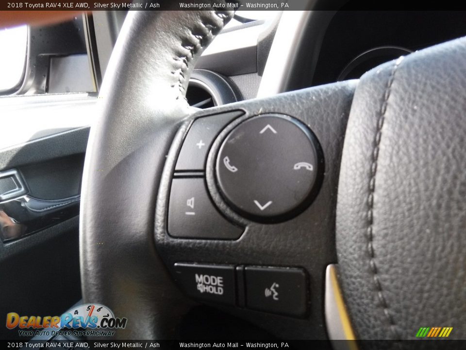 2018 Toyota RAV4 XLE AWD Silver Sky Metallic / Ash Photo #6
