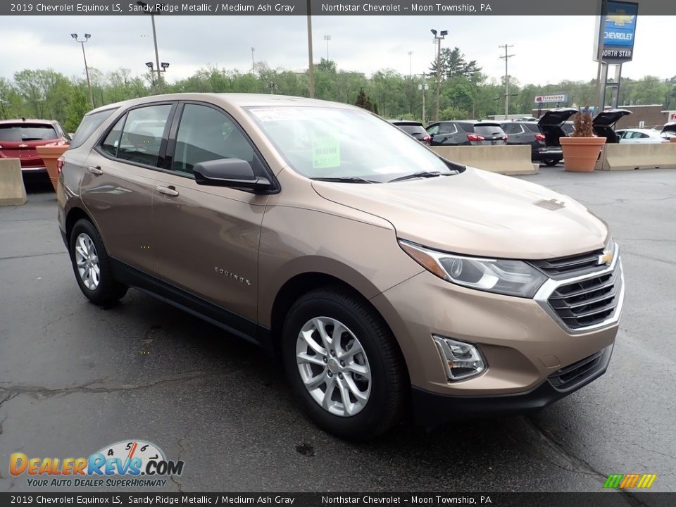 2019 Chevrolet Equinox LS Sandy Ridge Metallic / Medium Ash Gray Photo #11