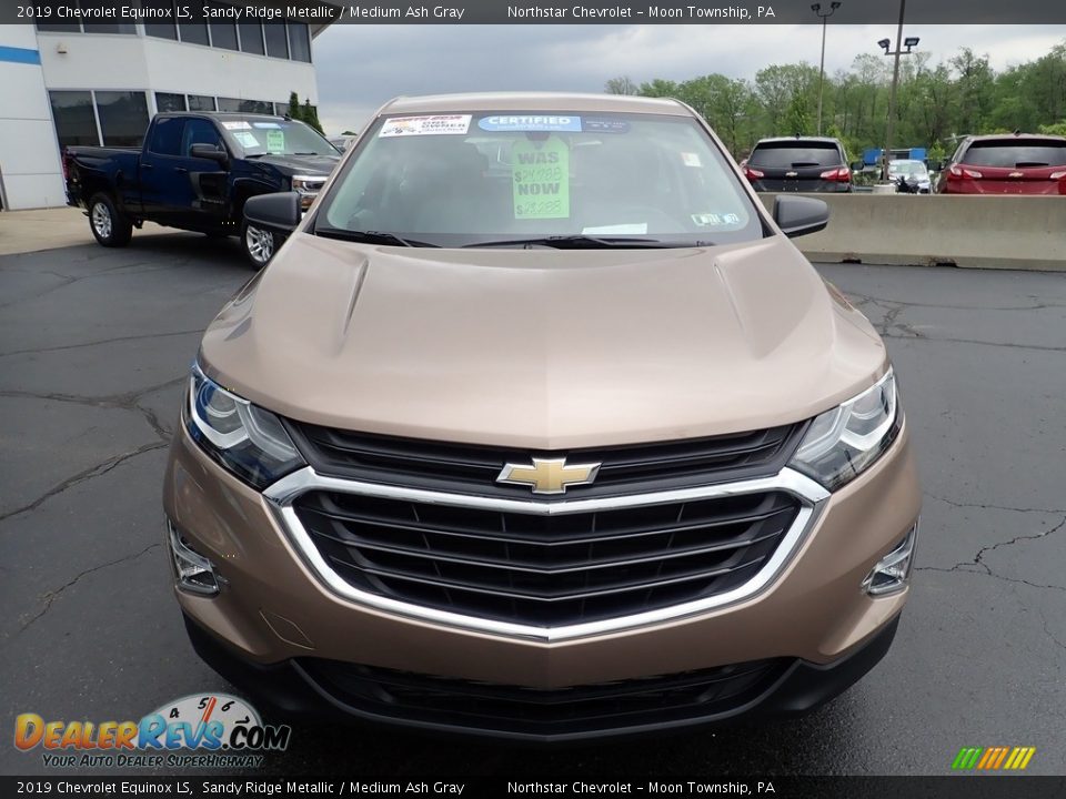 2019 Chevrolet Equinox LS Sandy Ridge Metallic / Medium Ash Gray Photo #13
