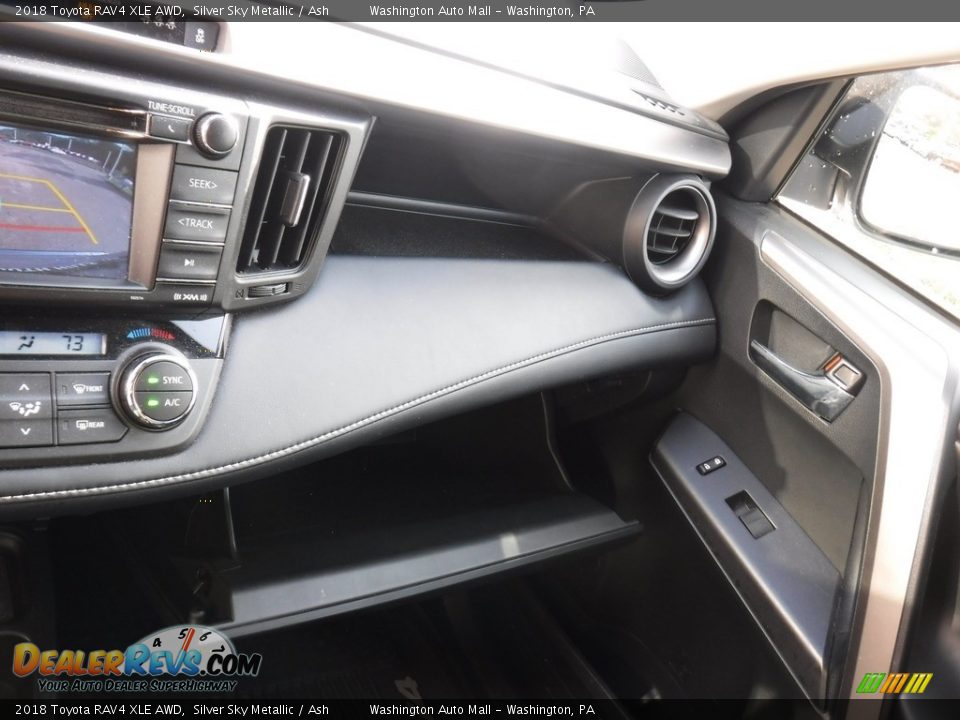 2018 Toyota RAV4 XLE AWD Silver Sky Metallic / Ash Photo #21