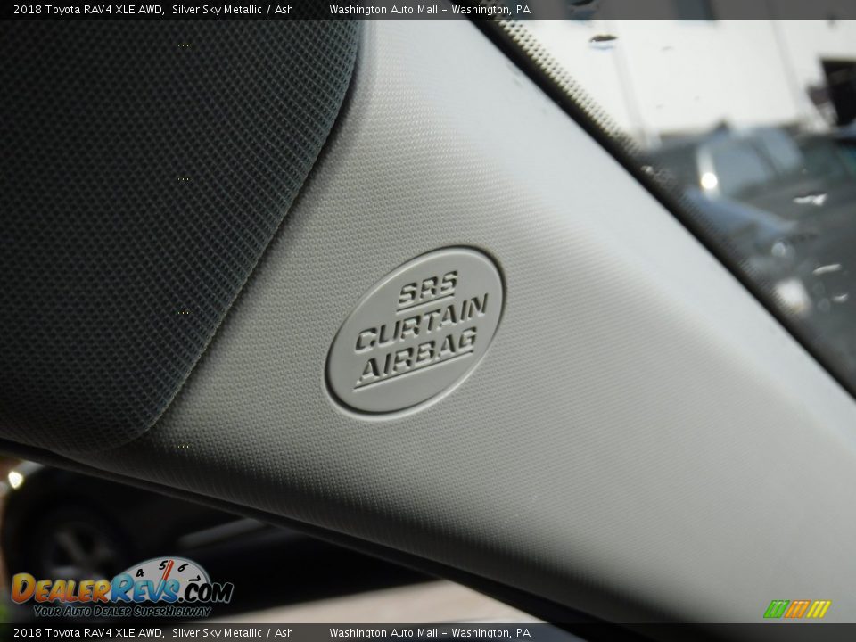 2018 Toyota RAV4 XLE AWD Silver Sky Metallic / Ash Photo #23