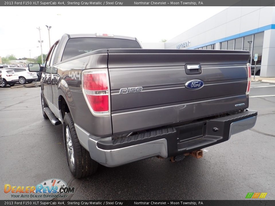 2013 Ford F150 XLT SuperCab 4x4 Sterling Gray Metallic / Steel Gray Photo #5