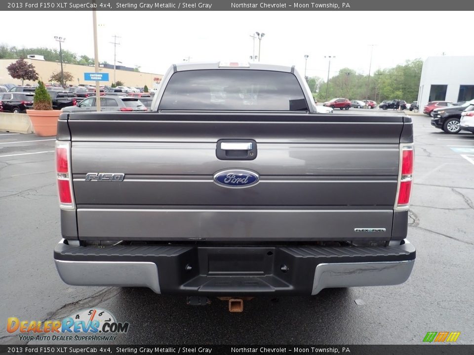 2013 Ford F150 XLT SuperCab 4x4 Sterling Gray Metallic / Steel Gray Photo #6