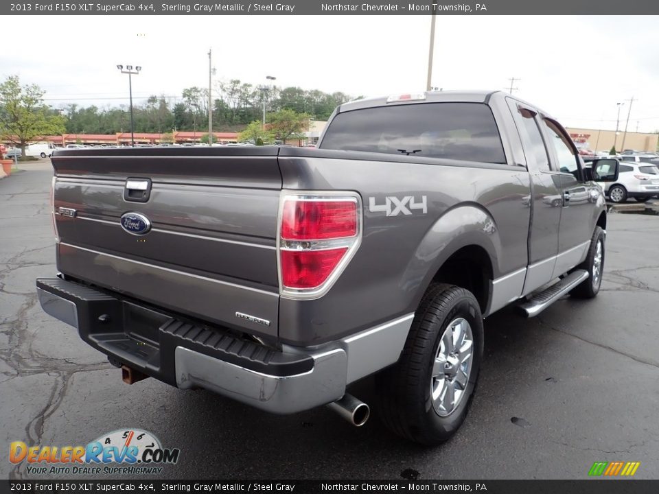 2013 Ford F150 XLT SuperCab 4x4 Sterling Gray Metallic / Steel Gray Photo #7
