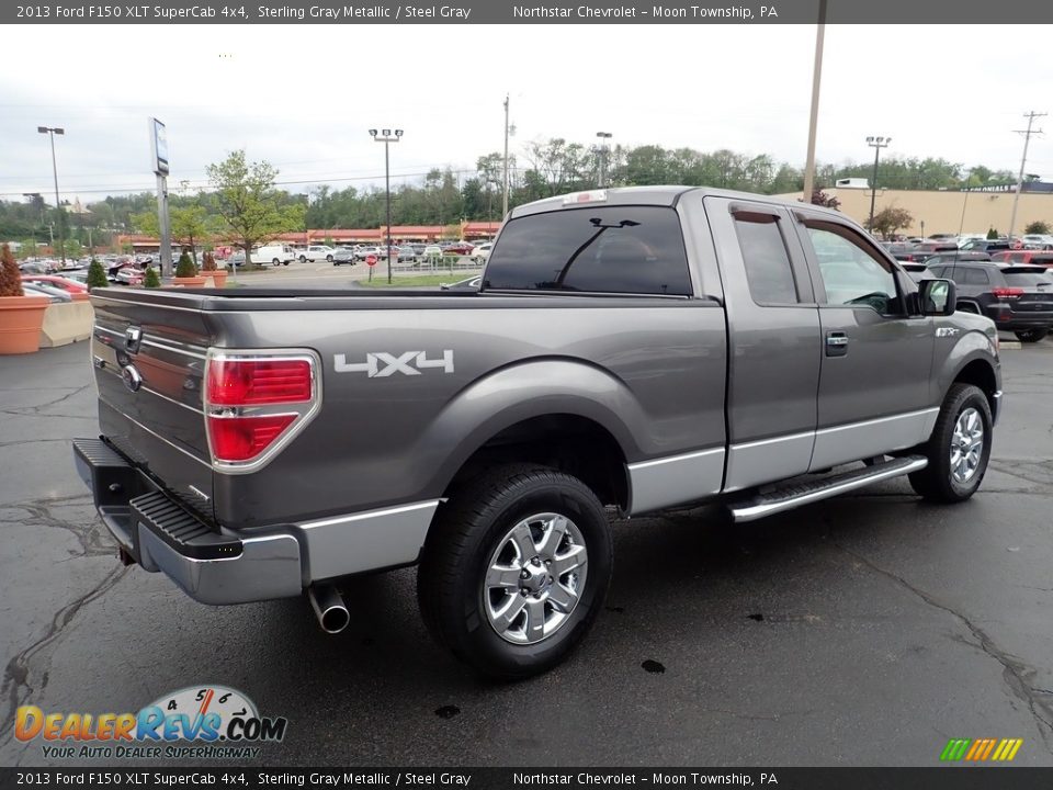 2013 Ford F150 XLT SuperCab 4x4 Sterling Gray Metallic / Steel Gray Photo #8