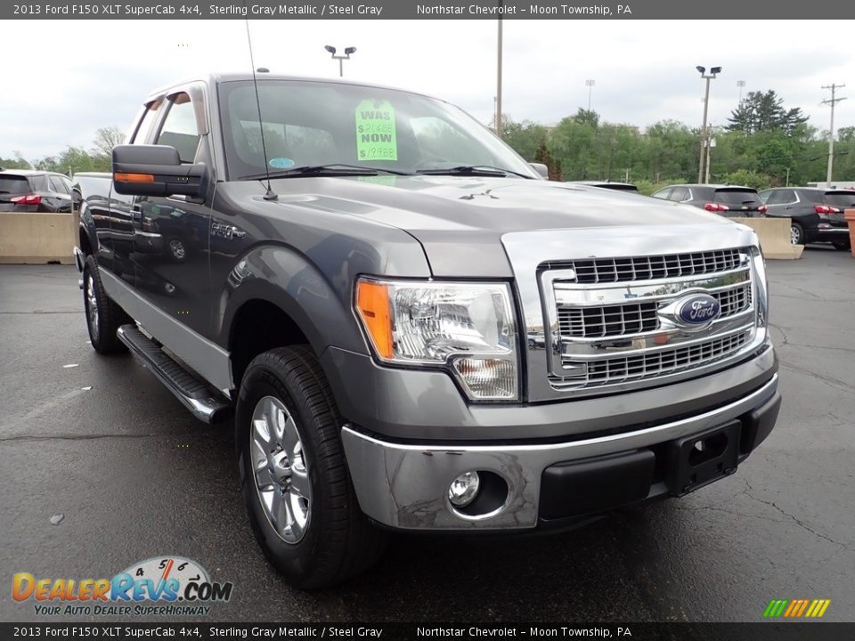 2013 Ford F150 XLT SuperCab 4x4 Sterling Gray Metallic / Steel Gray Photo #11
