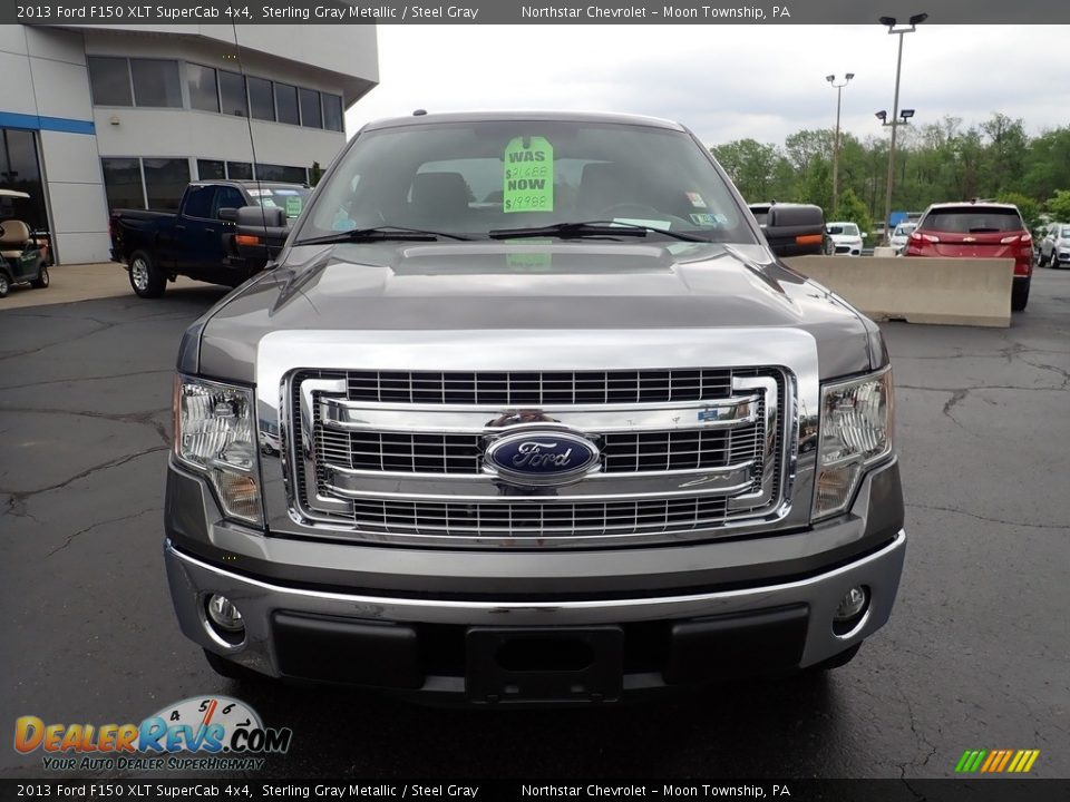 2013 Ford F150 XLT SuperCab 4x4 Sterling Gray Metallic / Steel Gray Photo #12