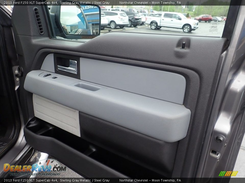 2013 Ford F150 XLT SuperCab 4x4 Sterling Gray Metallic / Steel Gray Photo #16