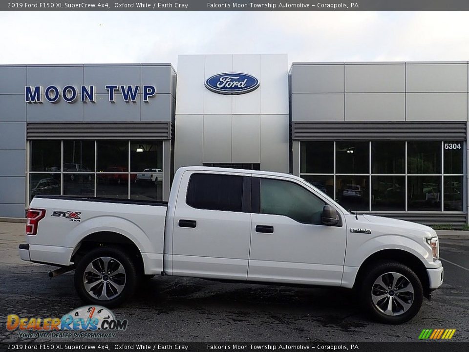 2019 Ford F150 XL SuperCrew 4x4 Oxford White / Earth Gray Photo #1