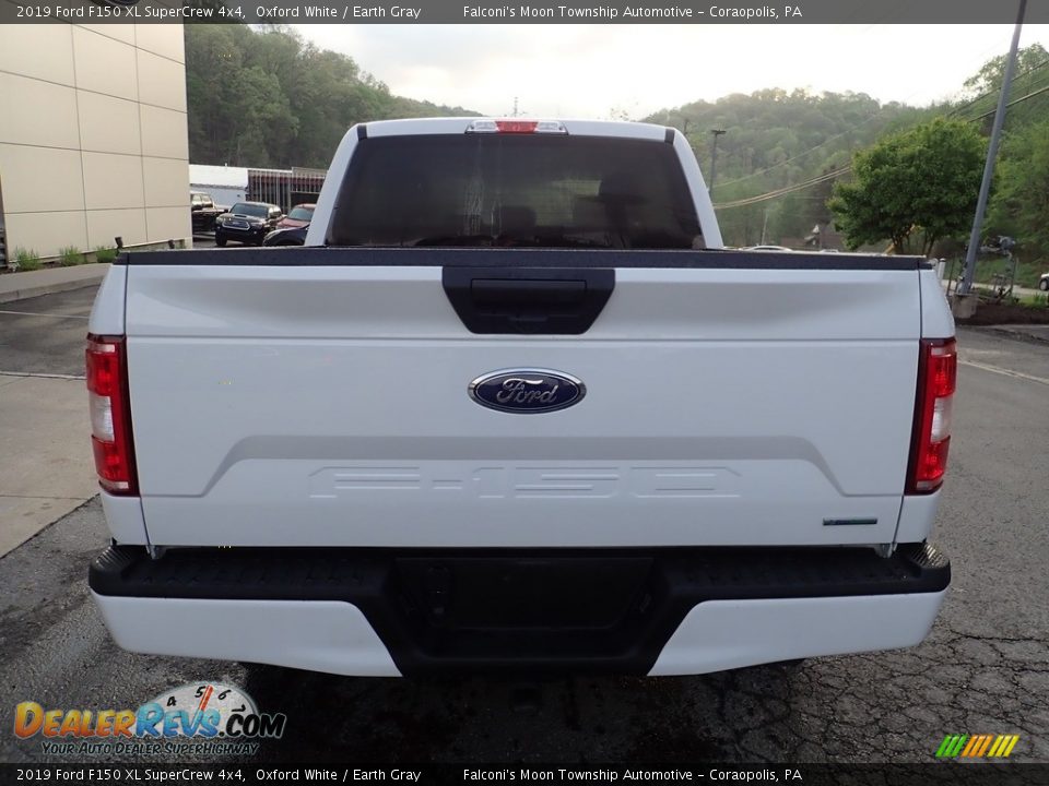 2019 Ford F150 XL SuperCrew 4x4 Oxford White / Earth Gray Photo #3