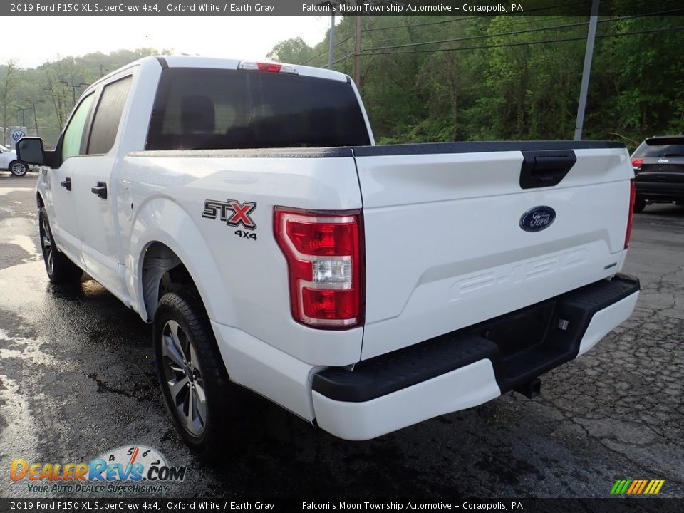 2019 Ford F150 XL SuperCrew 4x4 Oxford White / Earth Gray Photo #4