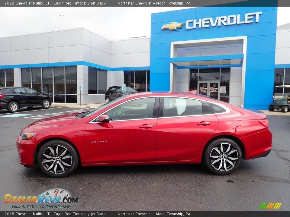 2018 Chevrolet Malibu LT Cajun Red Tintcoat / Jet Black Photo #3