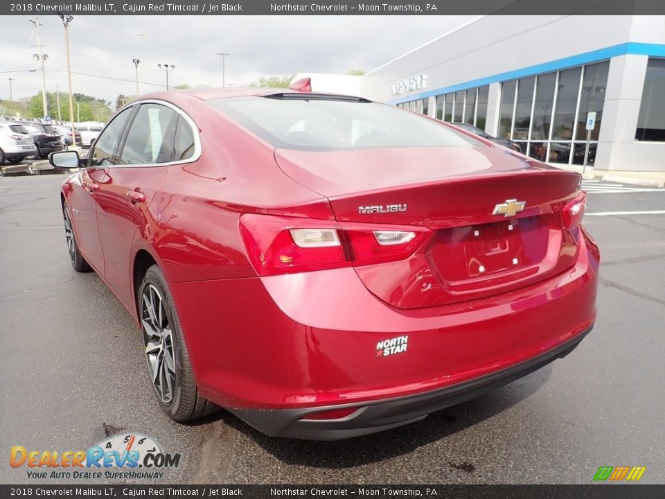 2018 Chevrolet Malibu LT Cajun Red Tintcoat / Jet Black Photo #5