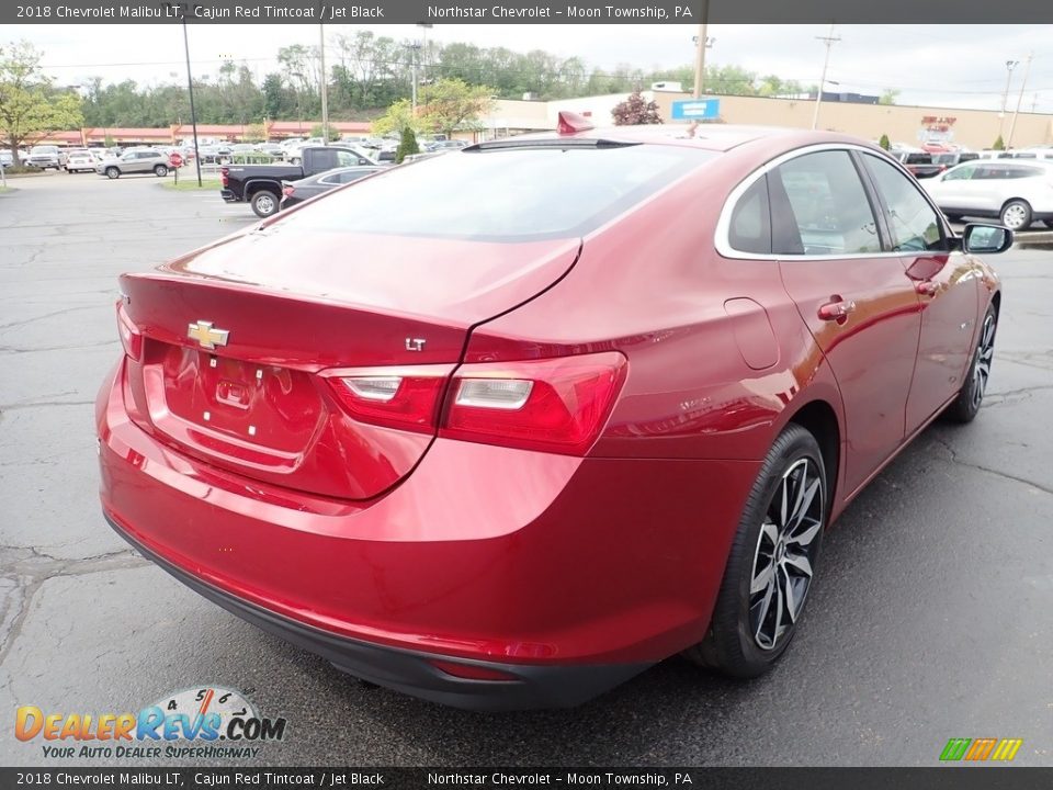 2018 Chevrolet Malibu LT Cajun Red Tintcoat / Jet Black Photo #8