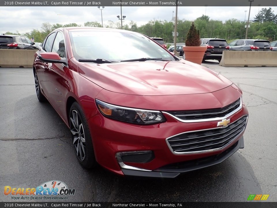 2018 Chevrolet Malibu LT Cajun Red Tintcoat / Jet Black Photo #12