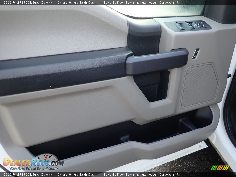 2019 Ford F150 XL SuperCrew 4x4 Oxford White / Earth Gray Photo #19