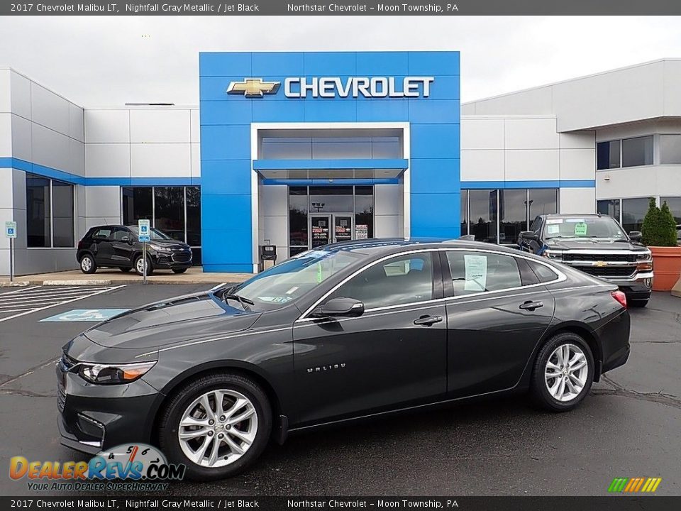 2017 Chevrolet Malibu LT Nightfall Gray Metallic / Jet Black Photo #1