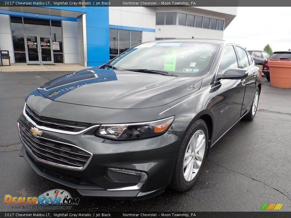 2017 Chevrolet Malibu LT Nightfall Gray Metallic / Jet Black Photo #2