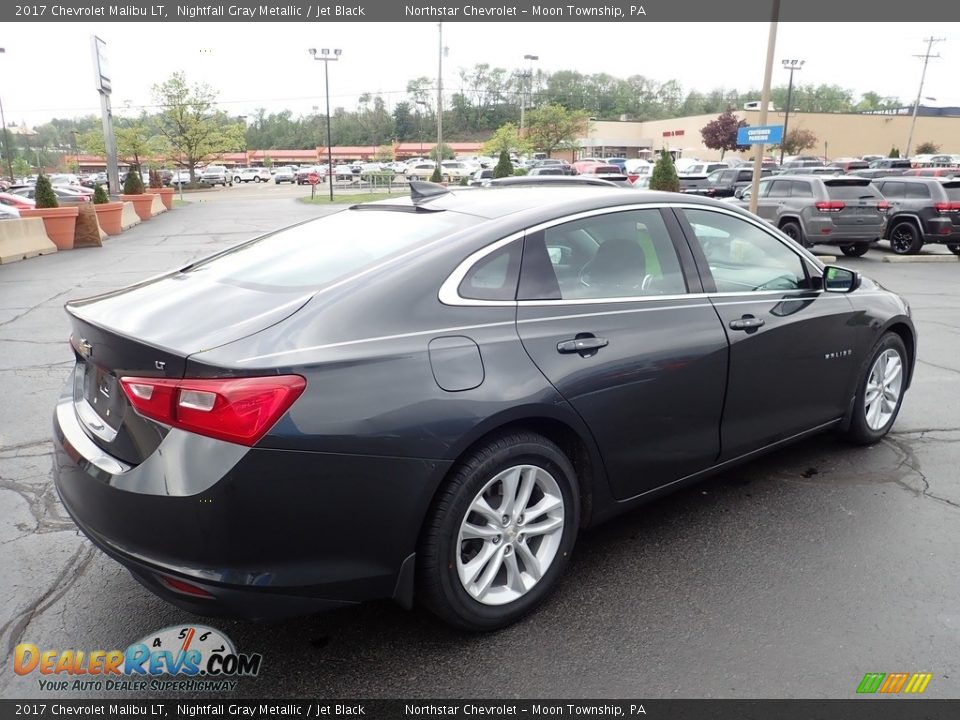 2017 Chevrolet Malibu LT Nightfall Gray Metallic / Jet Black Photo #9