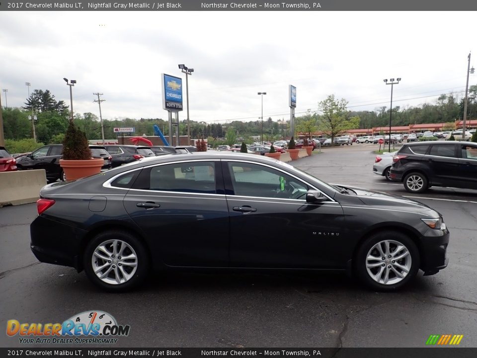 2017 Chevrolet Malibu LT Nightfall Gray Metallic / Jet Black Photo #10