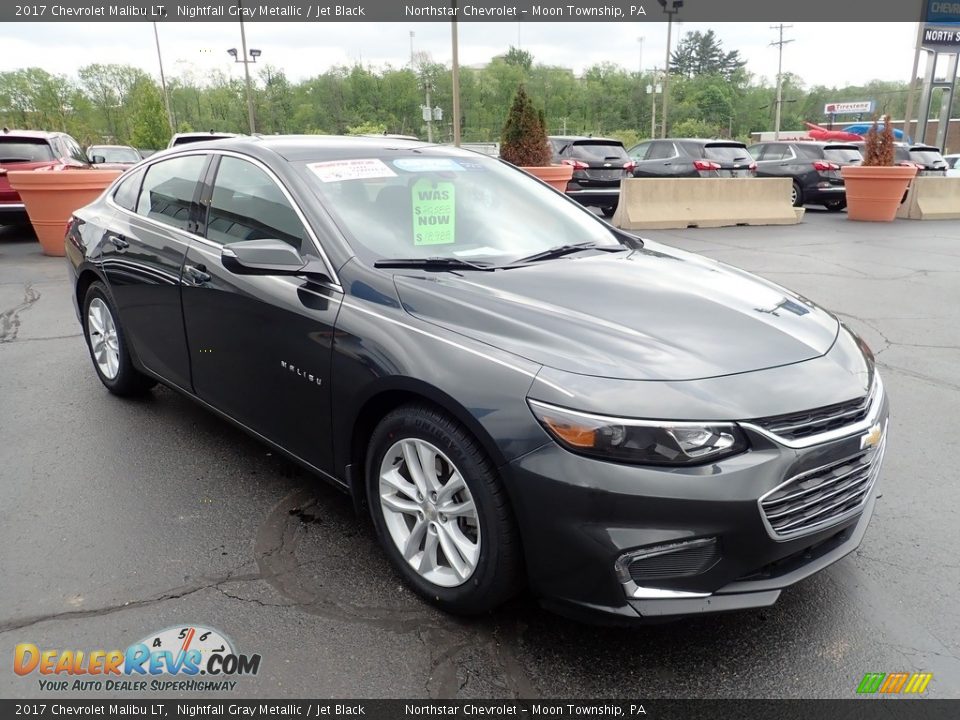 2017 Chevrolet Malibu LT Nightfall Gray Metallic / Jet Black Photo #11