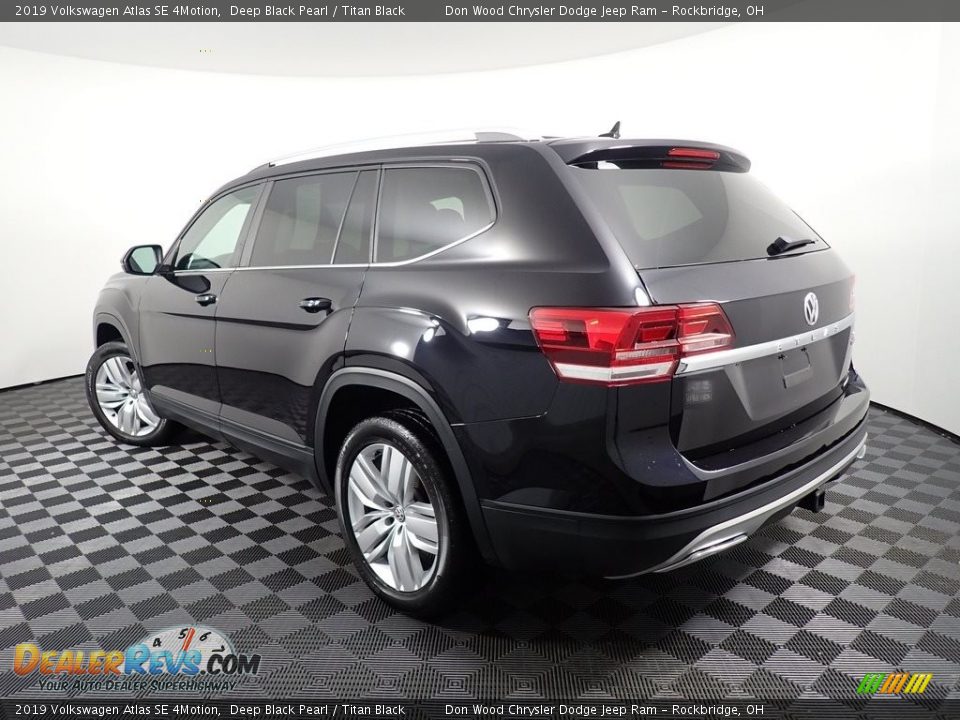 2019 Volkswagen Atlas SE 4Motion Deep Black Pearl / Titan Black Photo #11