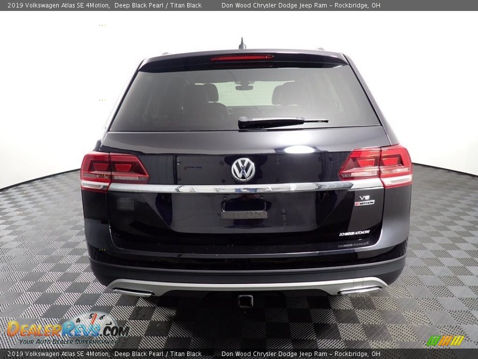 2019 Volkswagen Atlas SE 4Motion Deep Black Pearl / Titan Black Photo #12