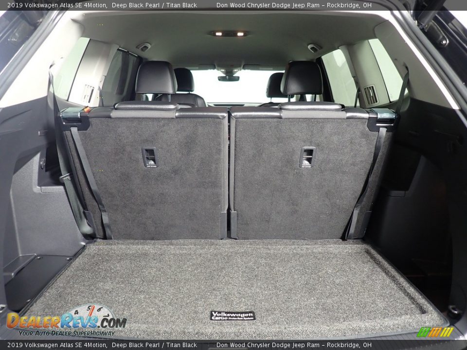 2019 Volkswagen Atlas SE 4Motion Deep Black Pearl / Titan Black Photo #15