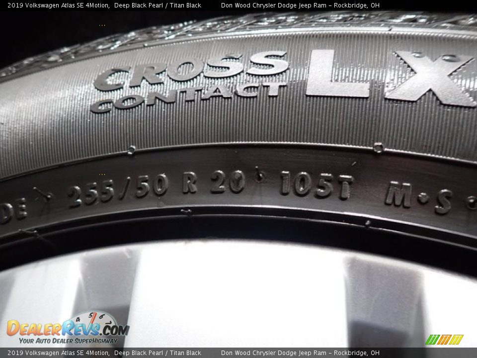 2019 Volkswagen Atlas SE 4Motion Deep Black Pearl / Titan Black Photo #21