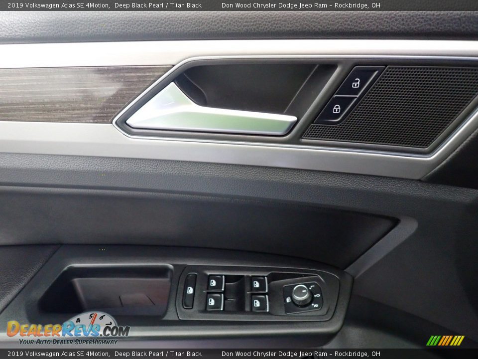 2019 Volkswagen Atlas SE 4Motion Deep Black Pearl / Titan Black Photo #23