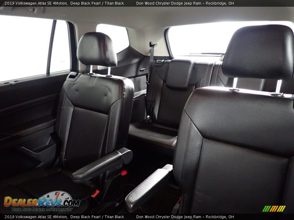 2019 Volkswagen Atlas SE 4Motion Deep Black Pearl / Titan Black Photo #27