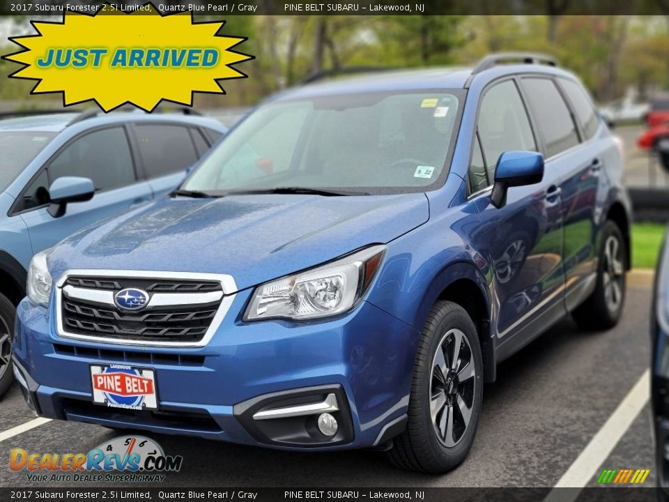 2017 Subaru Forester 2.5i Limited Quartz Blue Pearl / Gray Photo #1