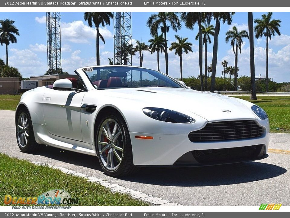 Front 3/4 View of 2012 Aston Martin V8 Vantage Roadster Photo #2