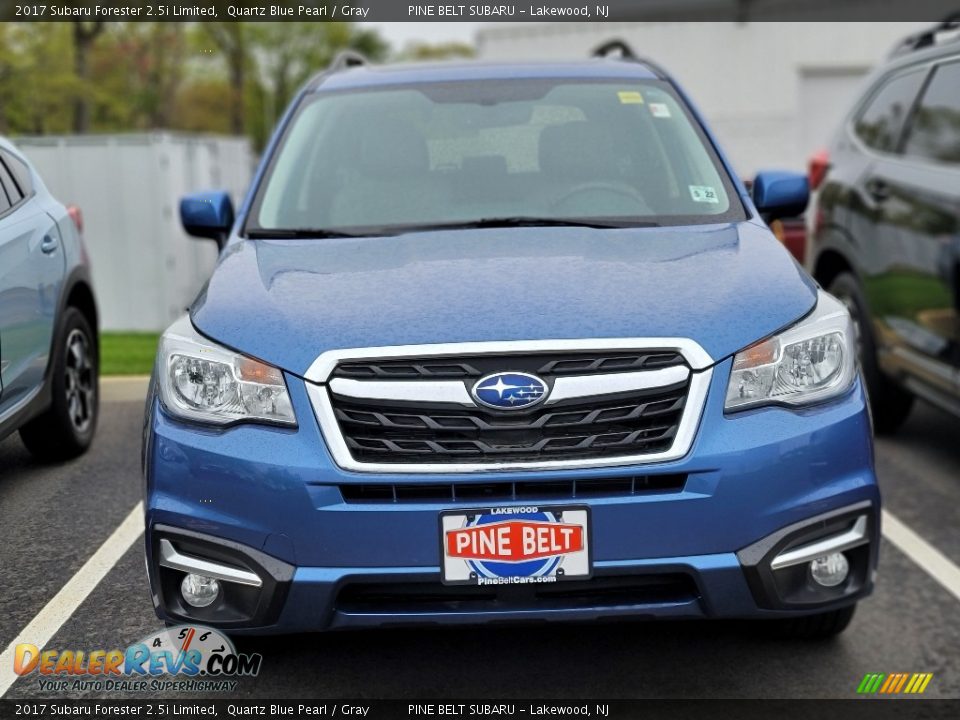 2017 Subaru Forester 2.5i Limited Quartz Blue Pearl / Gray Photo #2