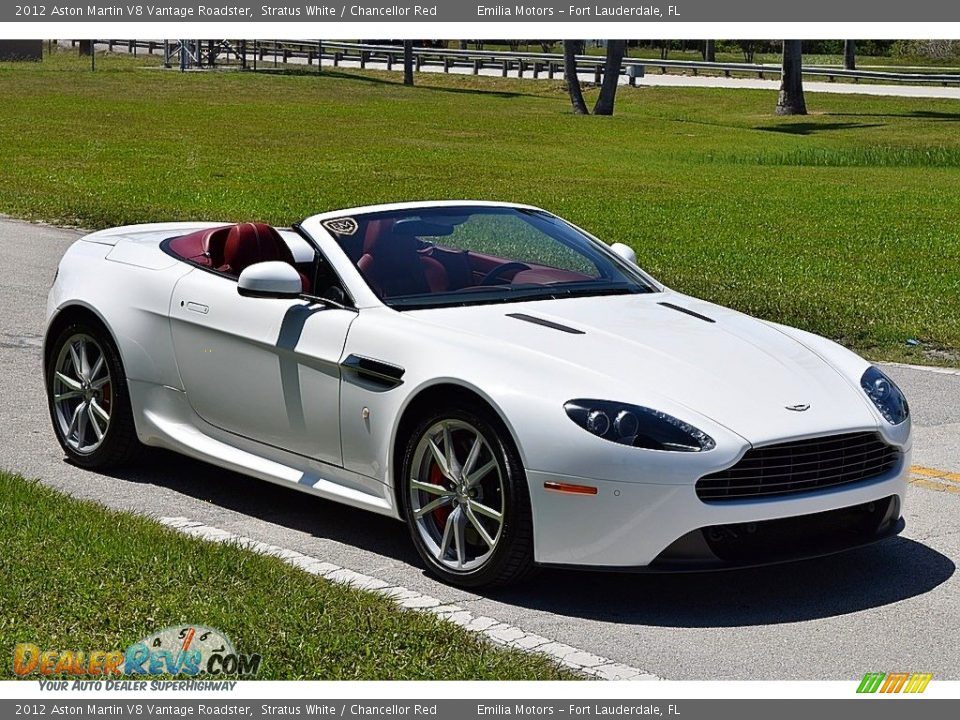 Stratus White 2012 Aston Martin V8 Vantage Roadster Photo #4