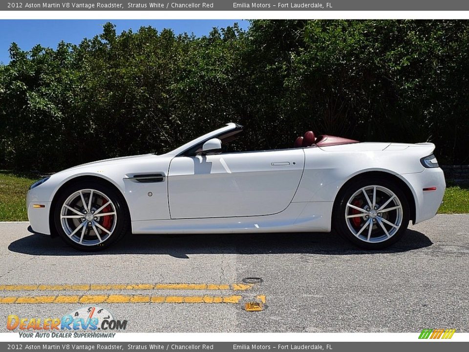 Stratus White 2012 Aston Martin V8 Vantage Roadster Photo #6