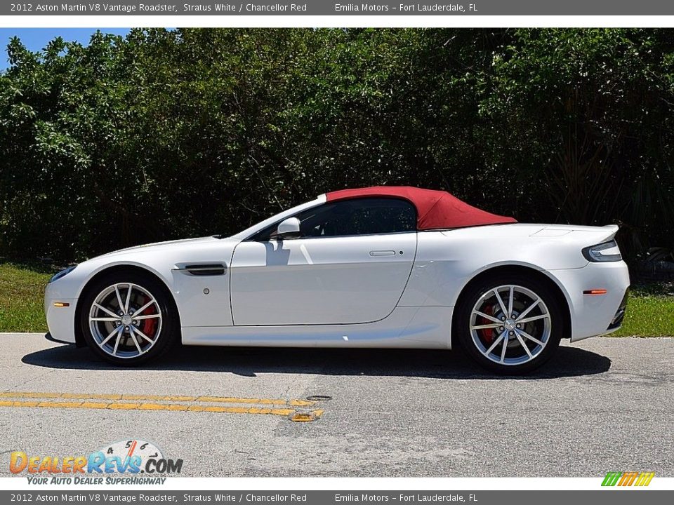 Stratus White 2012 Aston Martin V8 Vantage Roadster Photo #18