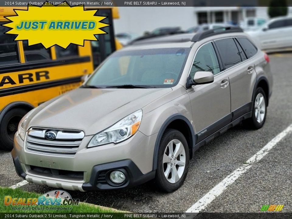 2014 Subaru Outback 2.5i Limited Tungsten Metallic / Ivory Photo #1