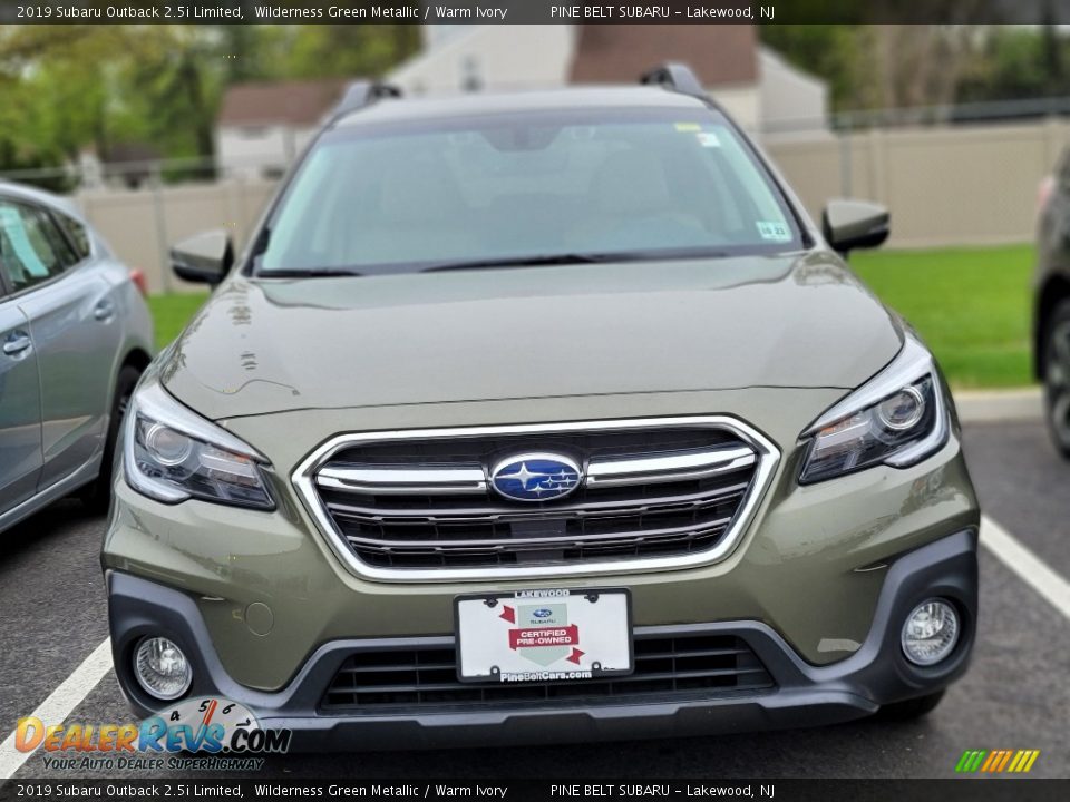 2019 Subaru Outback 2.5i Limited Wilderness Green Metallic / Warm Ivory Photo #2
