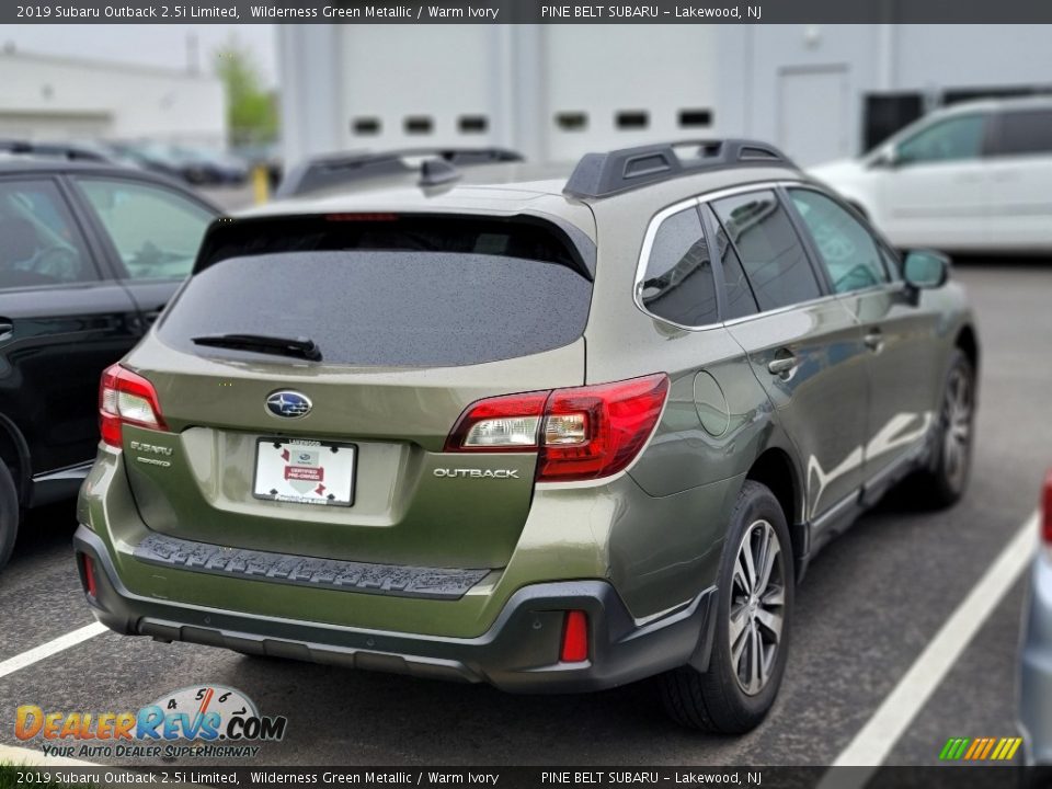 2019 Subaru Outback 2.5i Limited Wilderness Green Metallic / Warm Ivory Photo #3