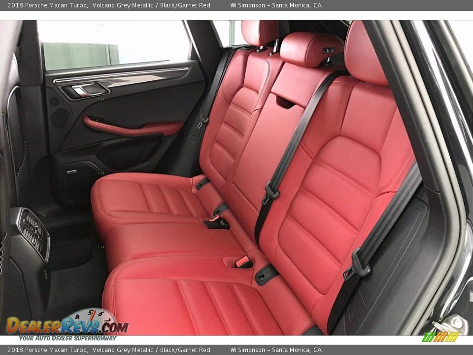 Rear Seat of 2018 Porsche Macan Turbo Photo #19