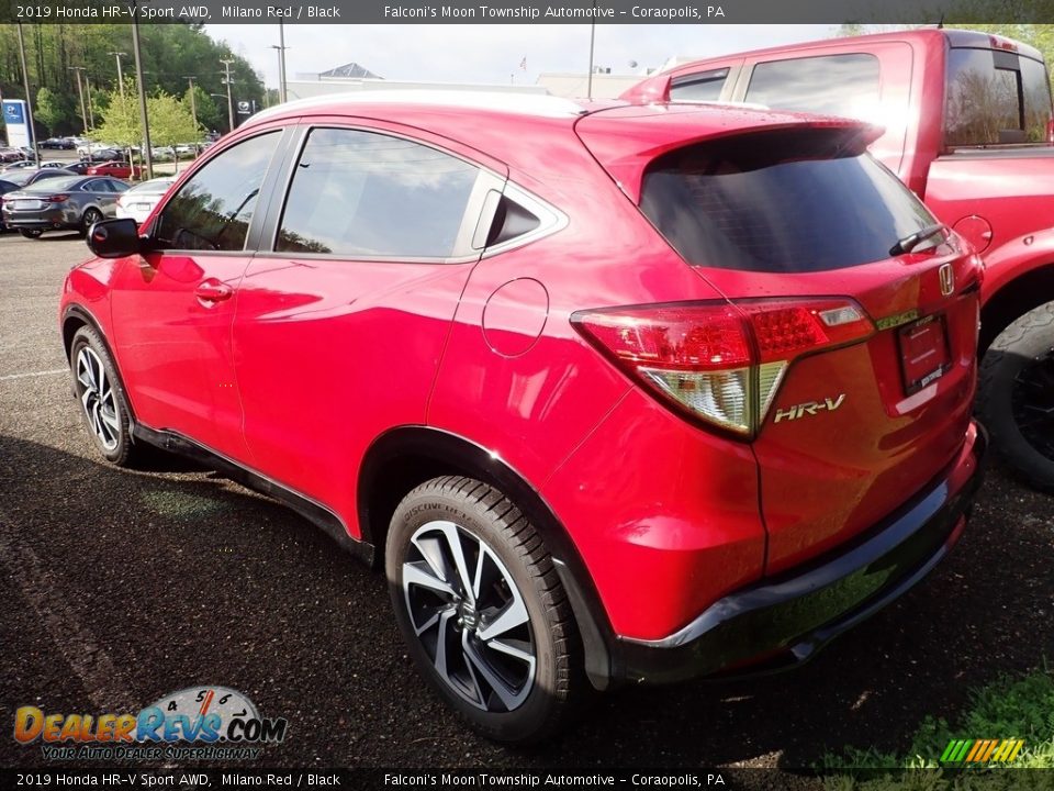 2019 Honda HR-V Sport AWD Milano Red / Black Photo #2