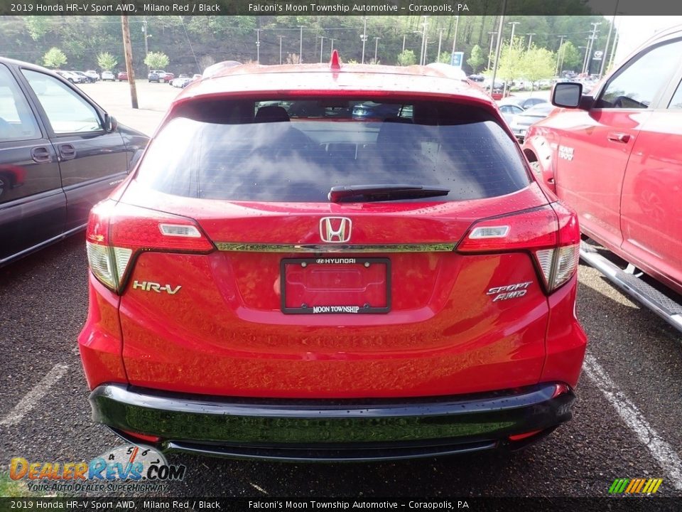 2019 Honda HR-V Sport AWD Milano Red / Black Photo #3