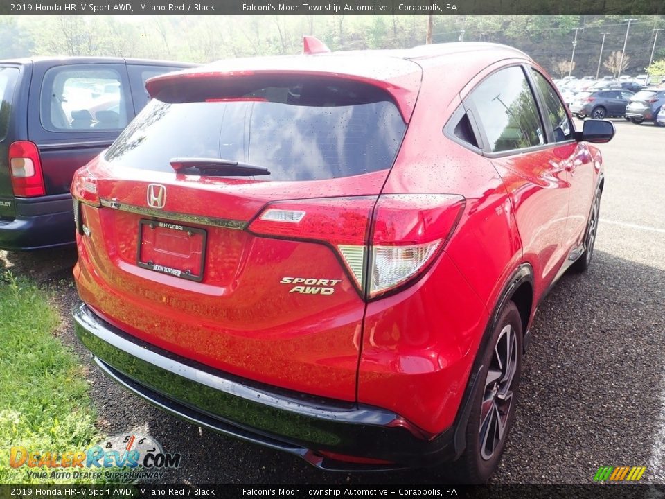 2019 Honda HR-V Sport AWD Milano Red / Black Photo #4